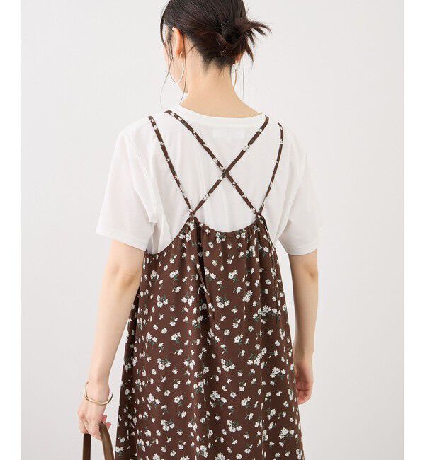 Rope&rsquo;Picnic「RENUロゴ＆フォトアソートプリントTシャツ/UVカット・接触冷感・イージーケア」|Tシャツ・カットソー|