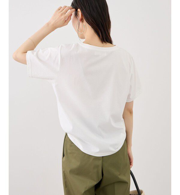 Rope&rsquo;Picnic「RENUロゴ＆フォトアソートプリントTシャツ/UVカット・接触冷感・イージーケア」|Tシャツ・カットソー|