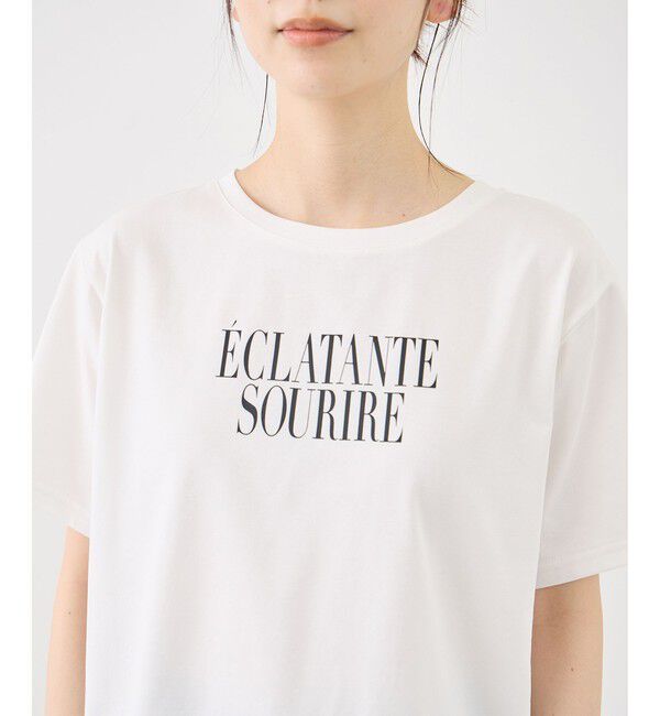 Rope&rsquo;Picnic「RENUロゴ＆フォトアソートプリントTシャツ/UVカット・接触冷感・イージーケア」|Tシャツ・カットソー|