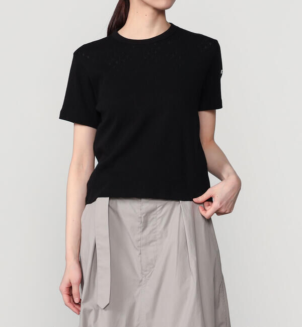 ORCIVAL「ORCIVAL | パターンメッシュ クルーネックTシャツ WOMEN」|Tシャツ・カットソー|