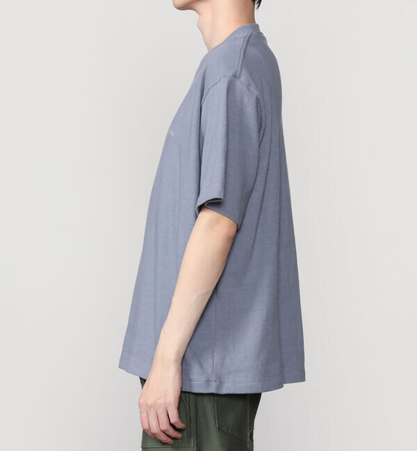 ORCIVAL「ORCIVAL | アンイーブンジャージー 刺繍ショートスリーブTシャツ MEN」|Tシャツ・カットソー|