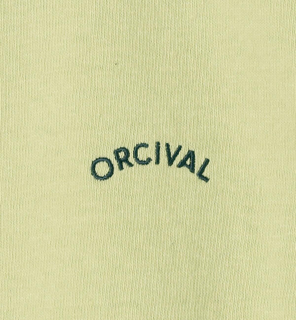 ORCIVAL「ORCIVAL | アンイーブンジャージー 刺繍ショートスリーブTシャツ WOMEN」|Tシャツ・カットソー|
