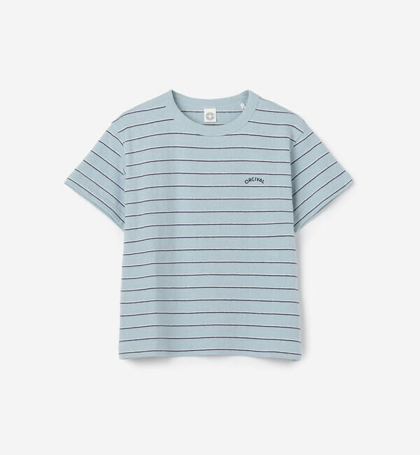 ORCIVAL「ORCIVAL | アンイーブンジャージー 刺繍ショートスリーブTシャツ WOMEN」|Tシャツ・カットソー|