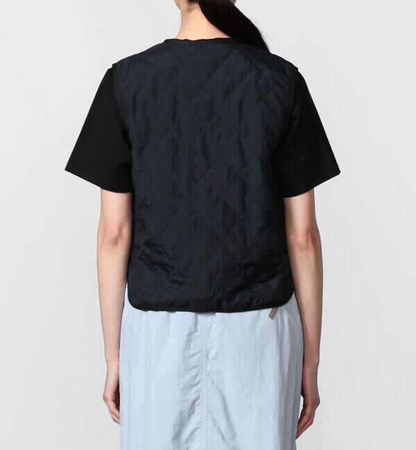 GYMPHLEX「Gymphlex | ナイロン キルティングショートベスト WOMEN」|その他|