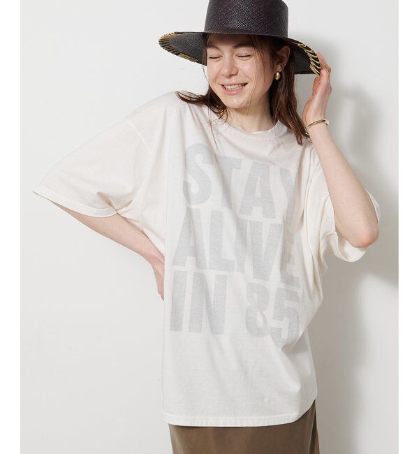 「【KATHARINE HAMNETT】別注バックプリントTシャツ」|Tシャツ・カットソー|