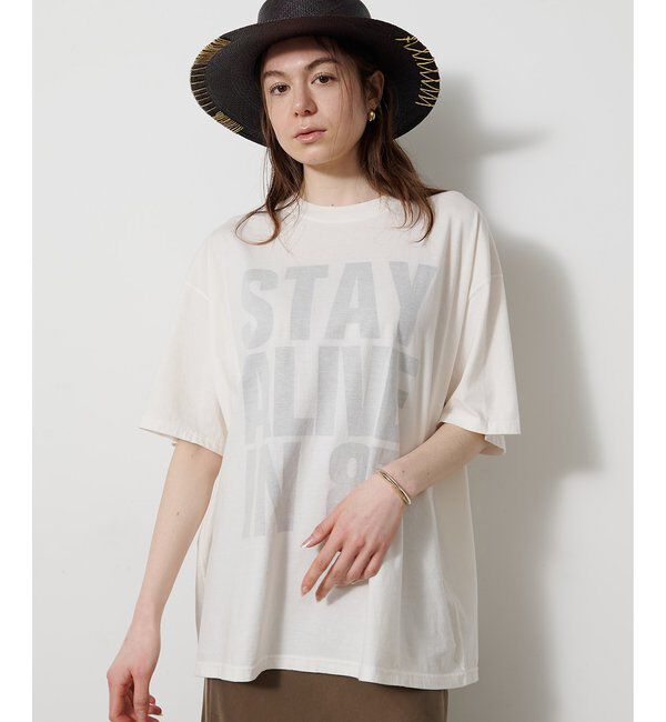  「【KATHARINE HAMNETT】別注バックプリントTシャツ」|Tシャツ・カットソー|