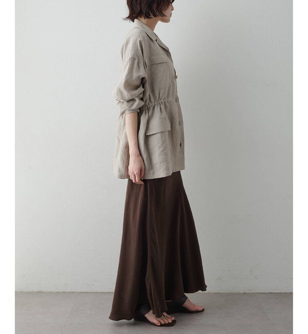  「リネンポケットジャケット」|テーラードジャケット|