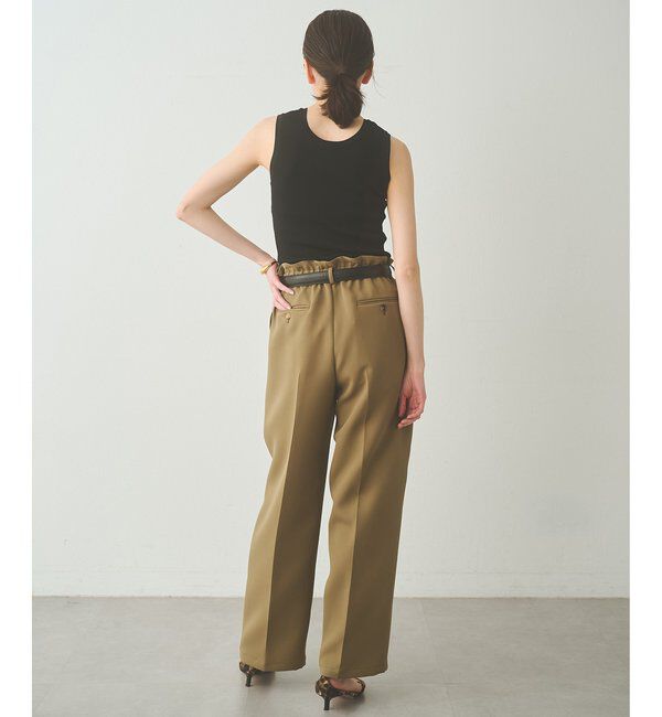  「【Drawing Numbers】トリプルクロスドロストワイドパンツ」|チノ|