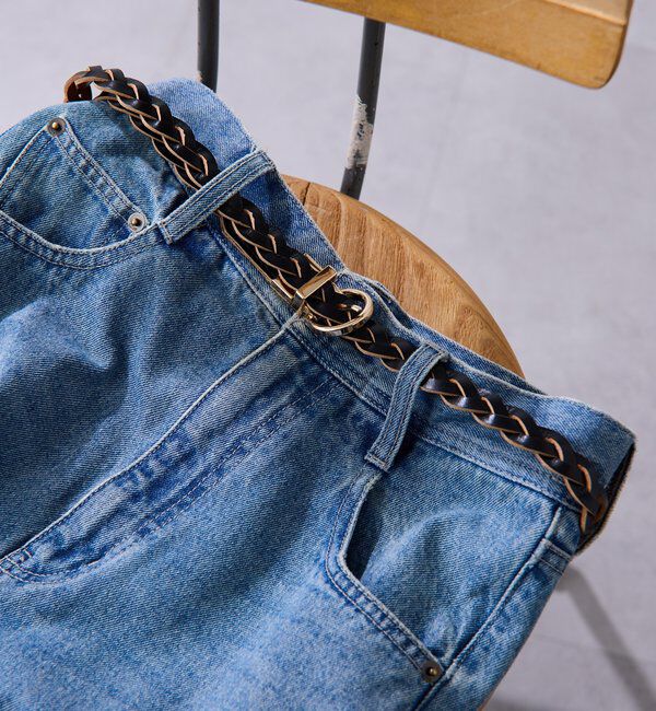  「リバーシブルメッシュベルト」|ベルト|ブラック