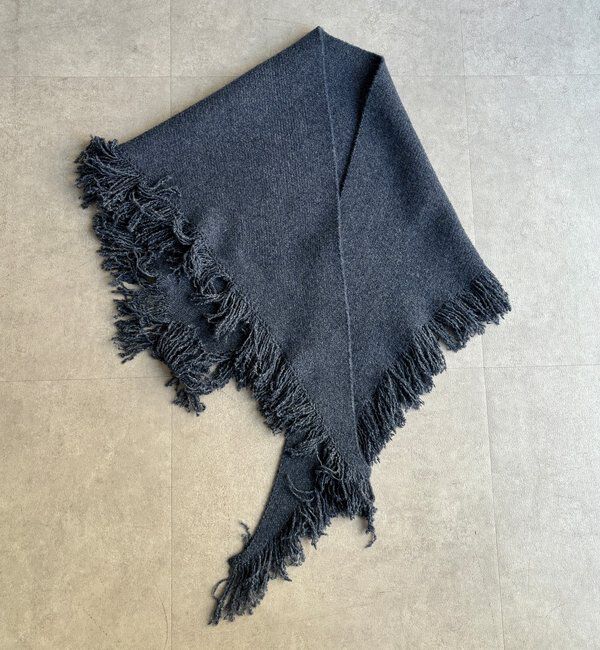  「【WEB限定】三角フリンジストール」|マフラー|