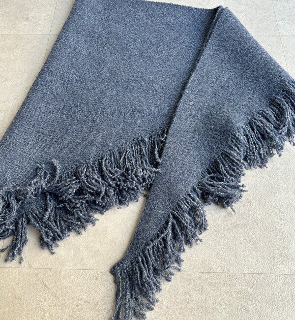  「【WEB限定】三角フリンジストール」|マフラー|