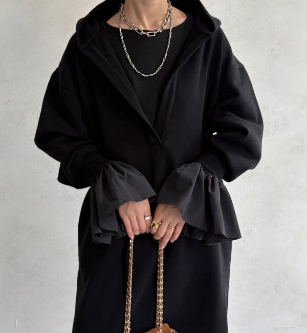  「【WEB限定】フーディーワンピース」|ワンピース|