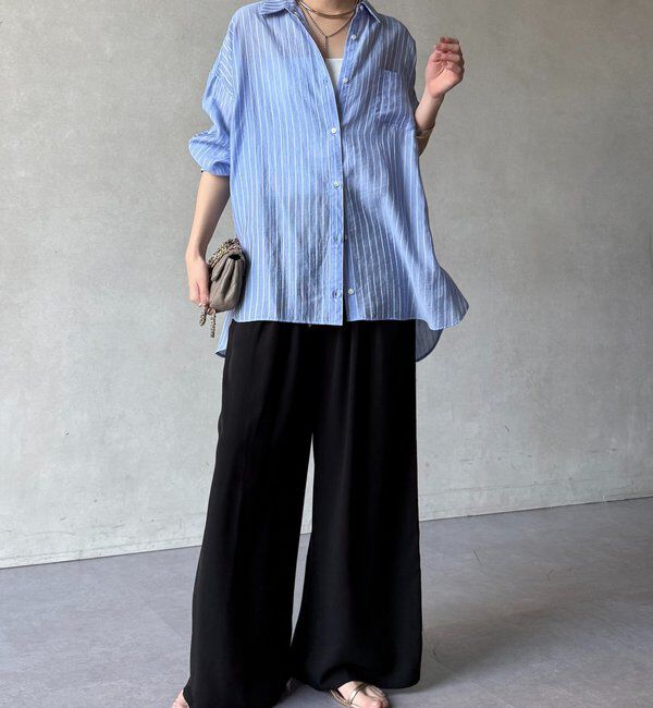  「【セットアップ可能】リヨセルツイルイージーパンツ」|チノ|