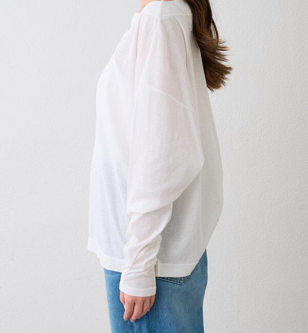  「予約【大人の肌見せに】シアードルマンカットソー」|Tシャツ・カットソー|