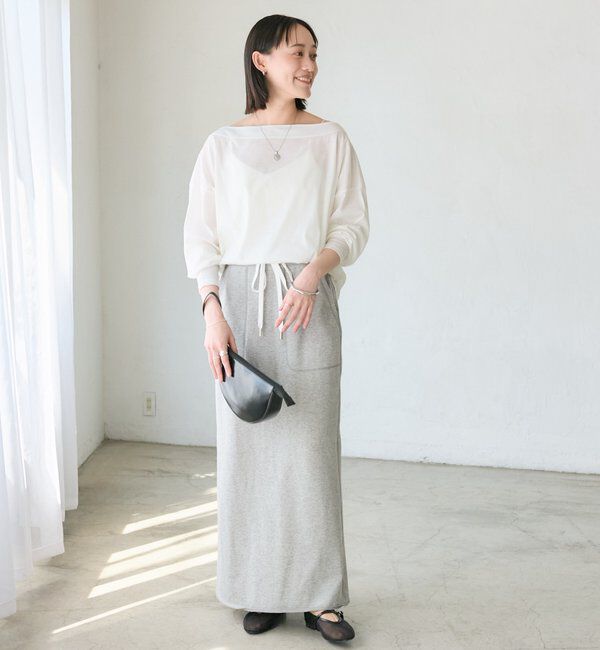  「予約【大人の肌見せに】シアードルマンカットソー」|Tシャツ・カットソー|