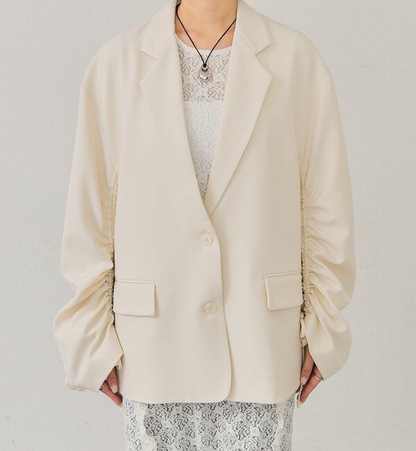  「ドロストスリーブテーラードジャケット」|テーラードジャケット|