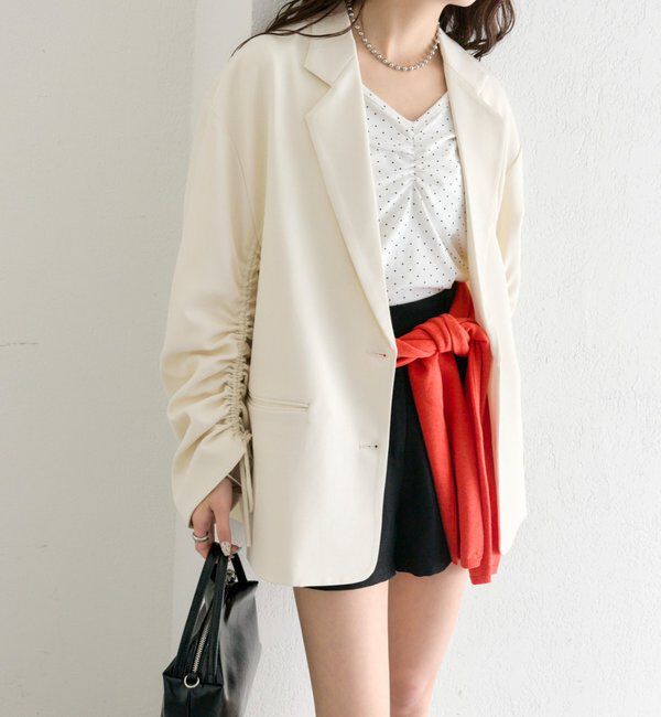  「ドロストスリーブテーラードジャケット」|テーラードジャケット|