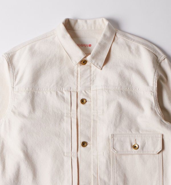  「【Sourcream】デニムトラッカージャケット」|ブルゾン・スタジャン|