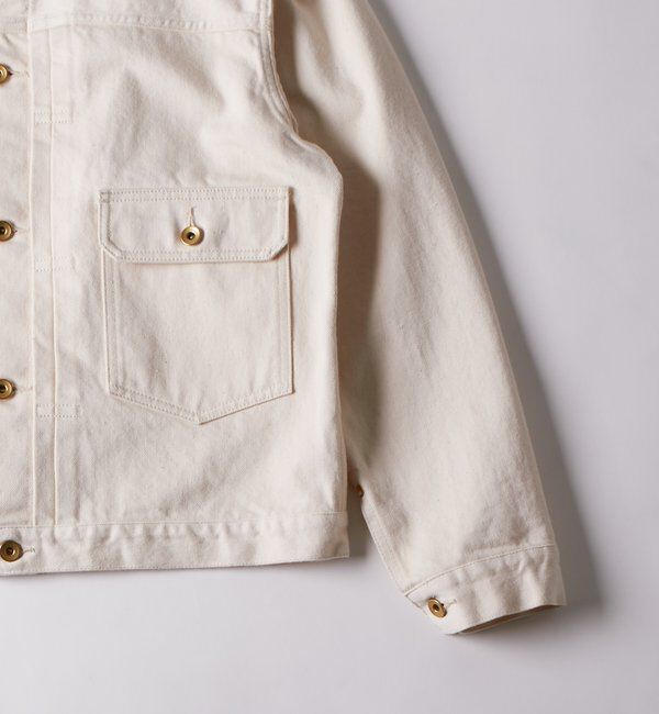  「【Sourcream】デニムトラッカージャケット」|ブルゾン・スタジャン|