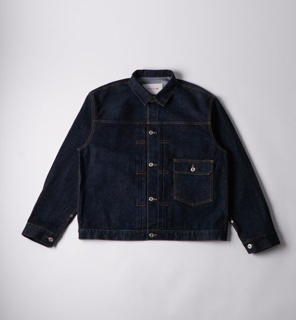  「【Sourcream】デニムトラッカージャケット」|ブルゾン・スタジャン|