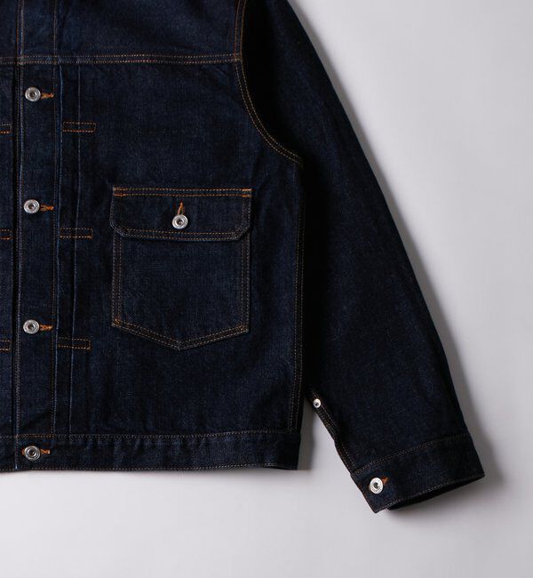  「【Sourcream】デニムトラッカージャケット」|ブルゾン・スタジャン|