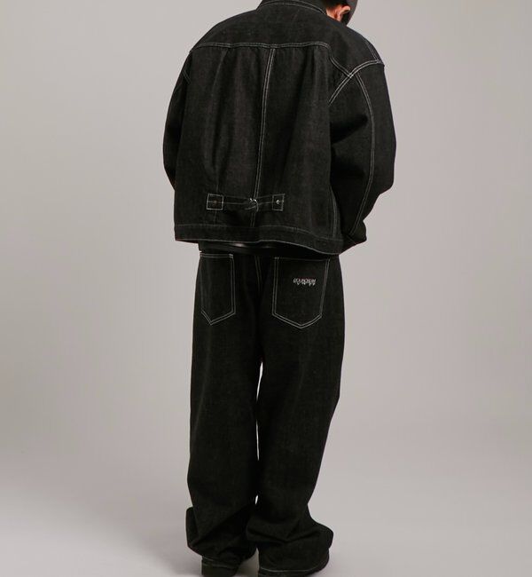  「【Sourcream】デニムトラッカージャケット」|ブルゾン・スタジャン|