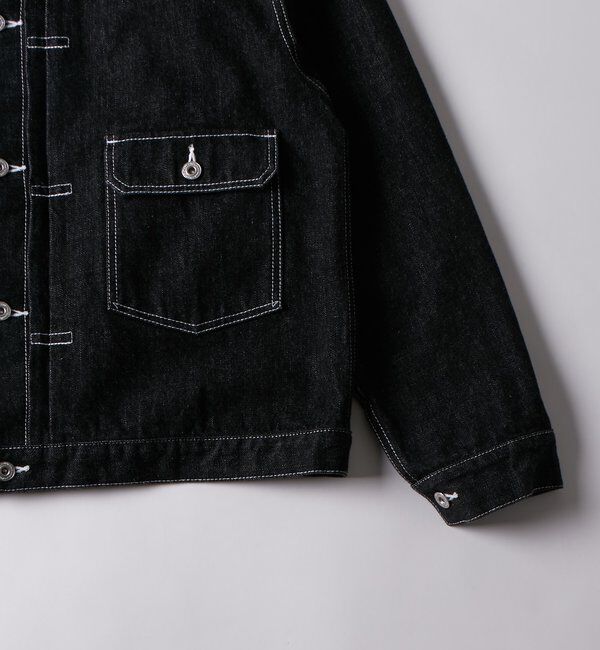  「【Sourcream】デニムトラッカージャケット」|ブルゾン・スタジャン|