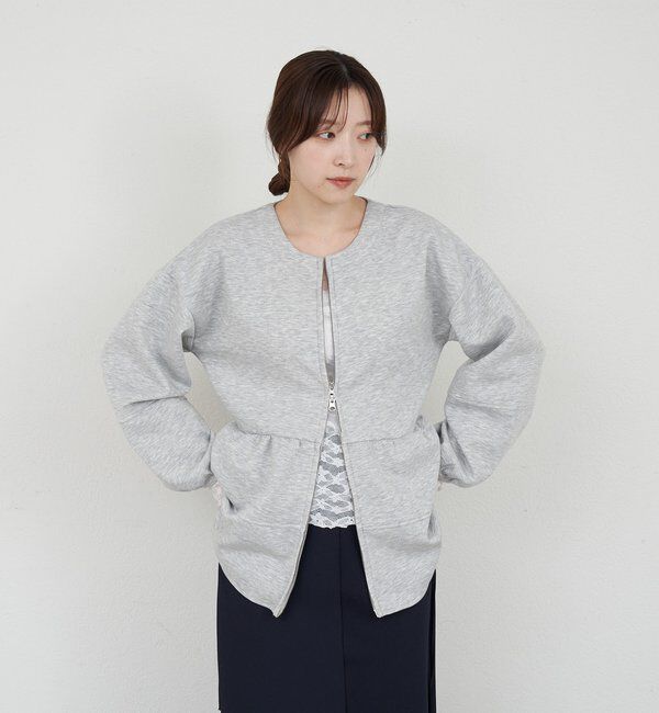  「ポンチペプラムトップス」|Tシャツ・カットソー|