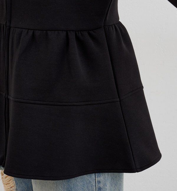  「ポンチペプラムトップス」|Tシャツ・カットソー|