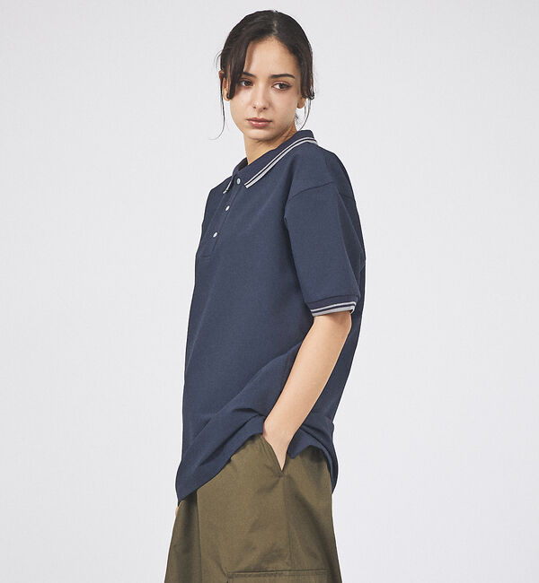 ABAHOUSE「【TAION / タイオン】 NON DOWN BASIC JERSEY FAB」|ポロシャツ|