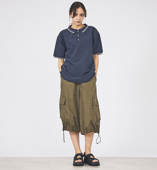 ABAHOUSE「【TAION / タイオン】 NON DOWN BASIC JERSEY FAB」|ポロシャツ|