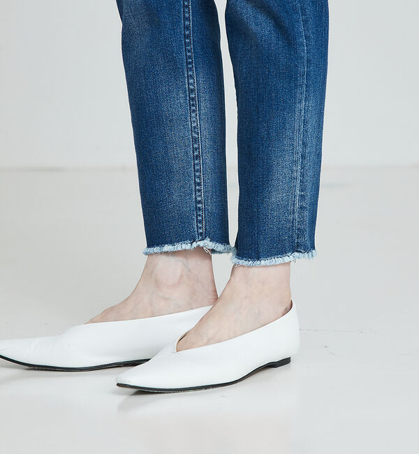 qualite「【Healthy denim】ハイライズテーパードデニム」|デニム|