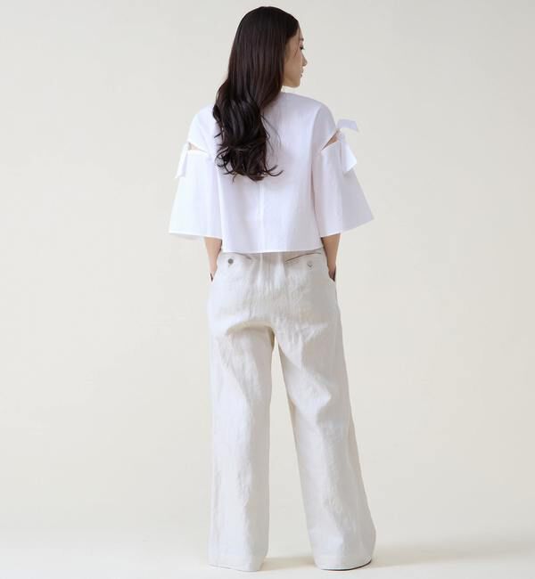 TIARA「リネンタックワイドパンツ」|その他|