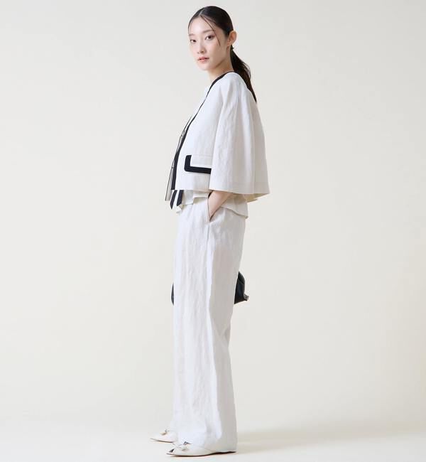 TIARA「リネンタックワイドパンツ」|その他|