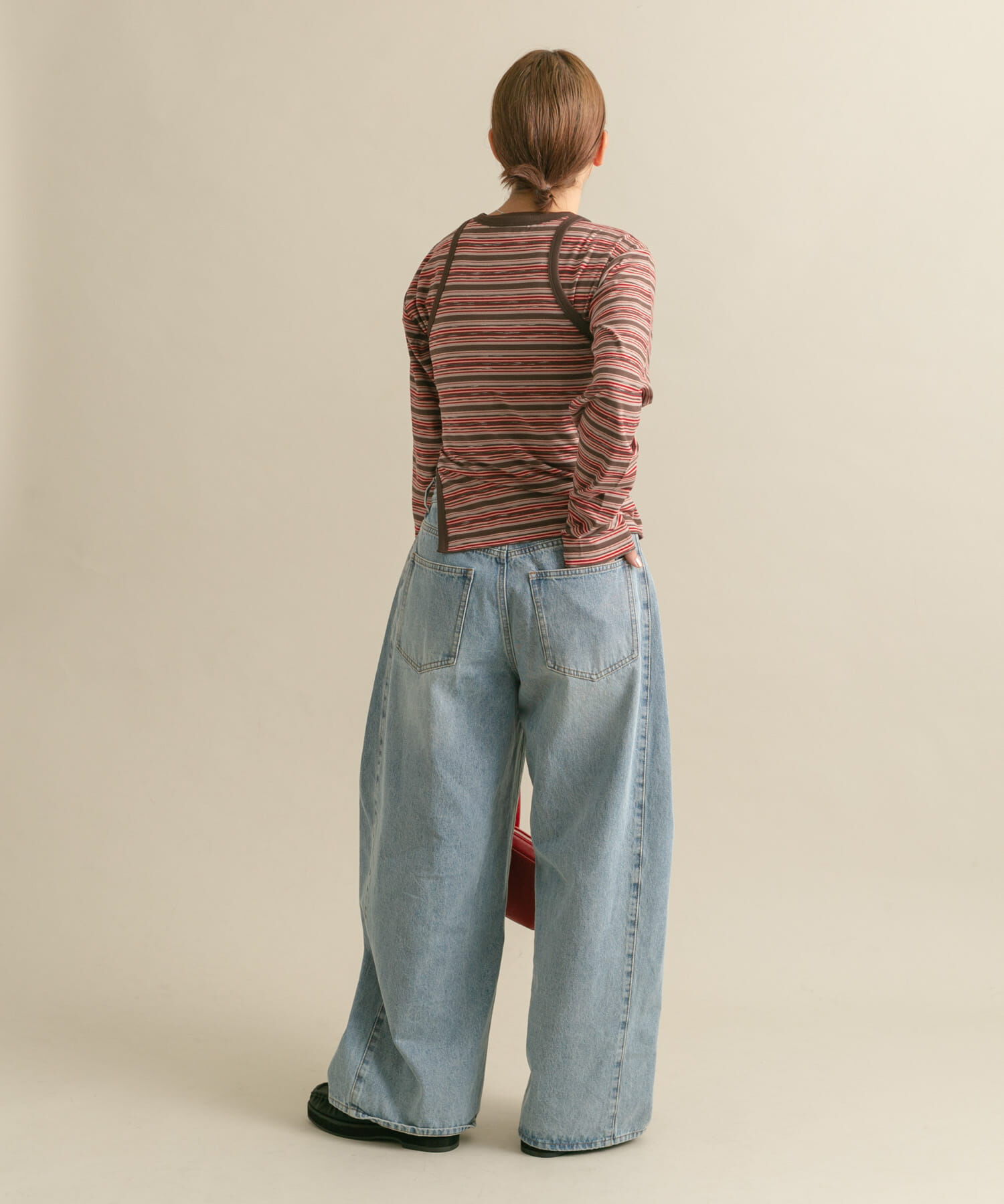  「ボーダータンクトップSETトップス」|Tシャツ・カットソー|