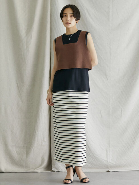  「ノースリーブカットプルオーバー」|Tシャツ・カットソー|