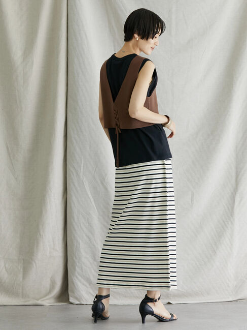  「ノースリーブカットプルオーバー」|Tシャツ・カットソー|