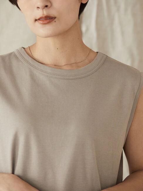  「ノースリーブカットプルオーバー」|Tシャツ・カットソー|