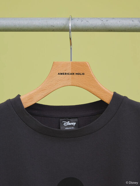  「裾フリンジ半袖カットプルオーバー/Mickey」|Tシャツ・カットソー|