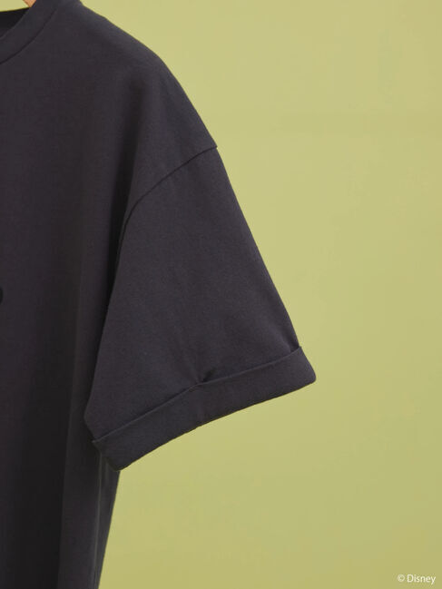  「裾フリンジ半袖カットプルオーバー/Mickey」|Tシャツ・カットソー|