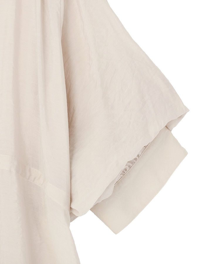 YECCA VECCA「シアー2way袖バルーンチュニック」|シャツ・ブラウス|