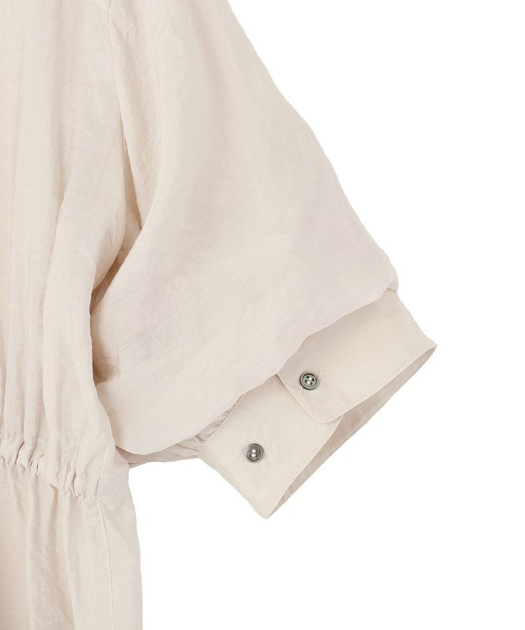 YECCA VECCA「シアー2way袖バルーンチュニック」|シャツ・ブラウス|