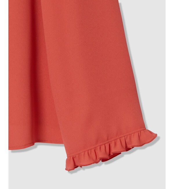 LOULOU WILLOUGHBY「【LOULOU WILLOUGHBY】ヘムフリルドレープブラウス」|シャツ・ブラウス|