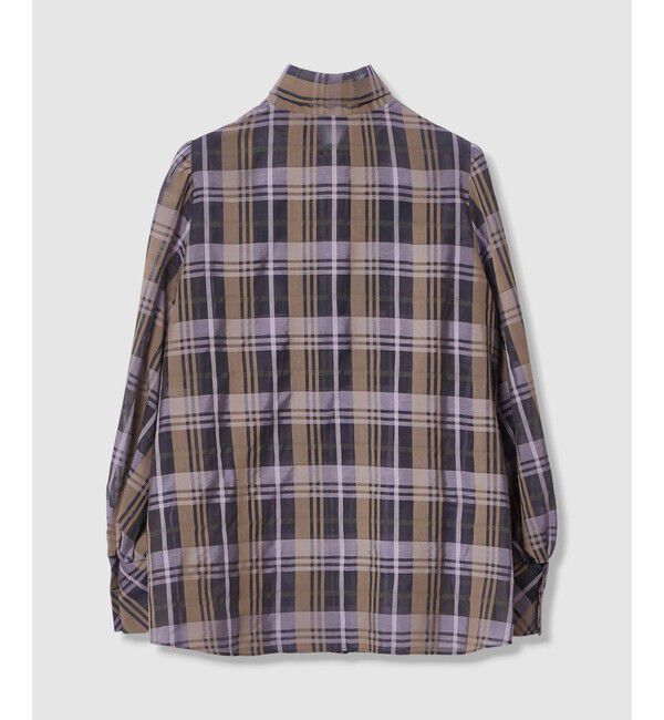 allureville「シアーチェックボウブラウス」|シャツ・ブラウス|