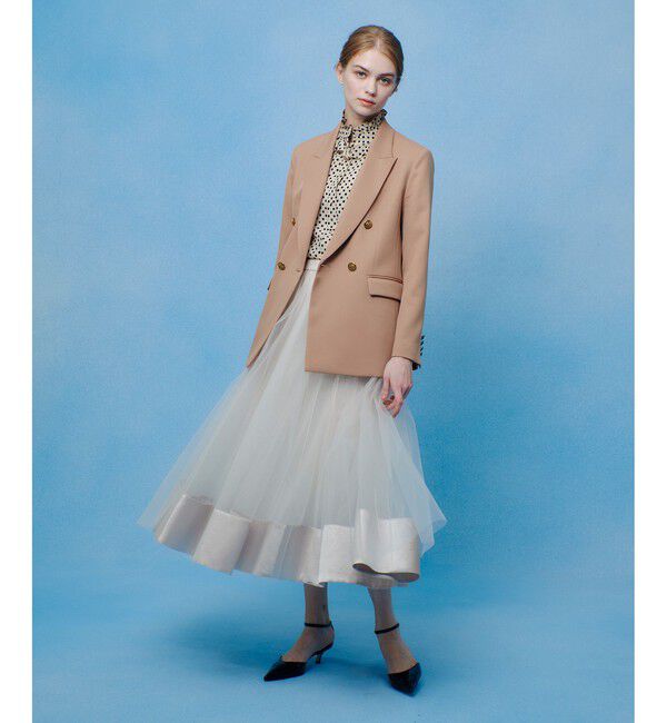 LOULOU WILLOUGHBY「【LOULOU WILLOUGHBY】ポリドビーダブルジャケット」|テーラードジャケット|