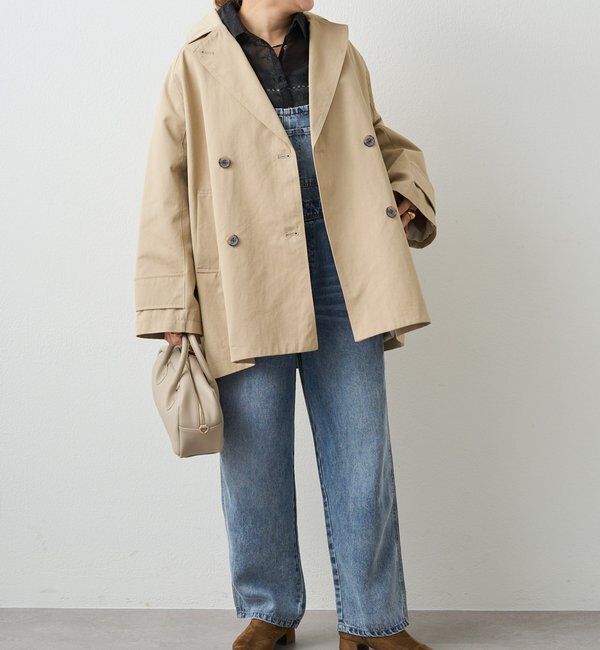  「リラックスミドル丈トレンチコート」|その他|