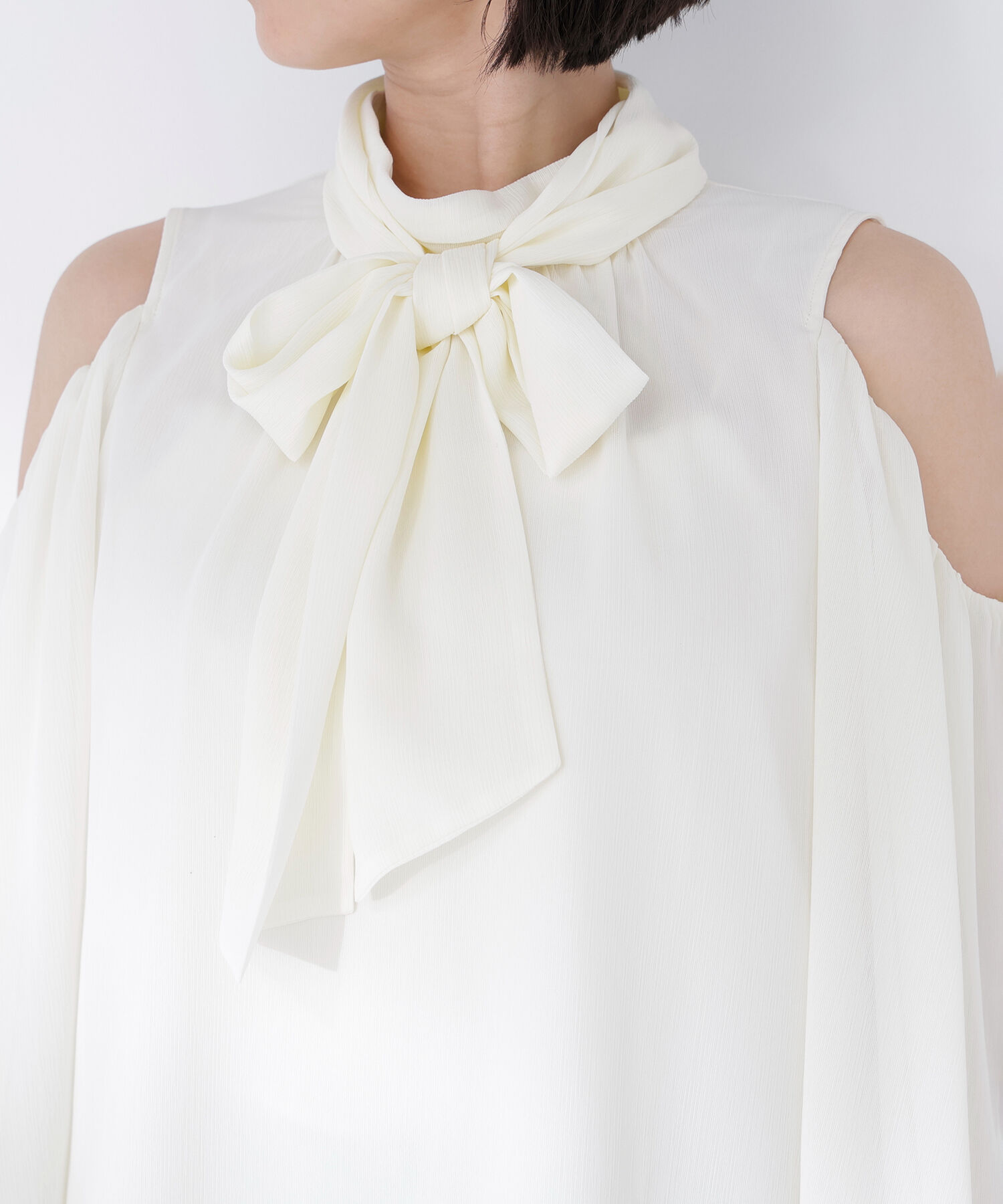  「オープンショルダーブラウス」|シャツ・ブラウス|