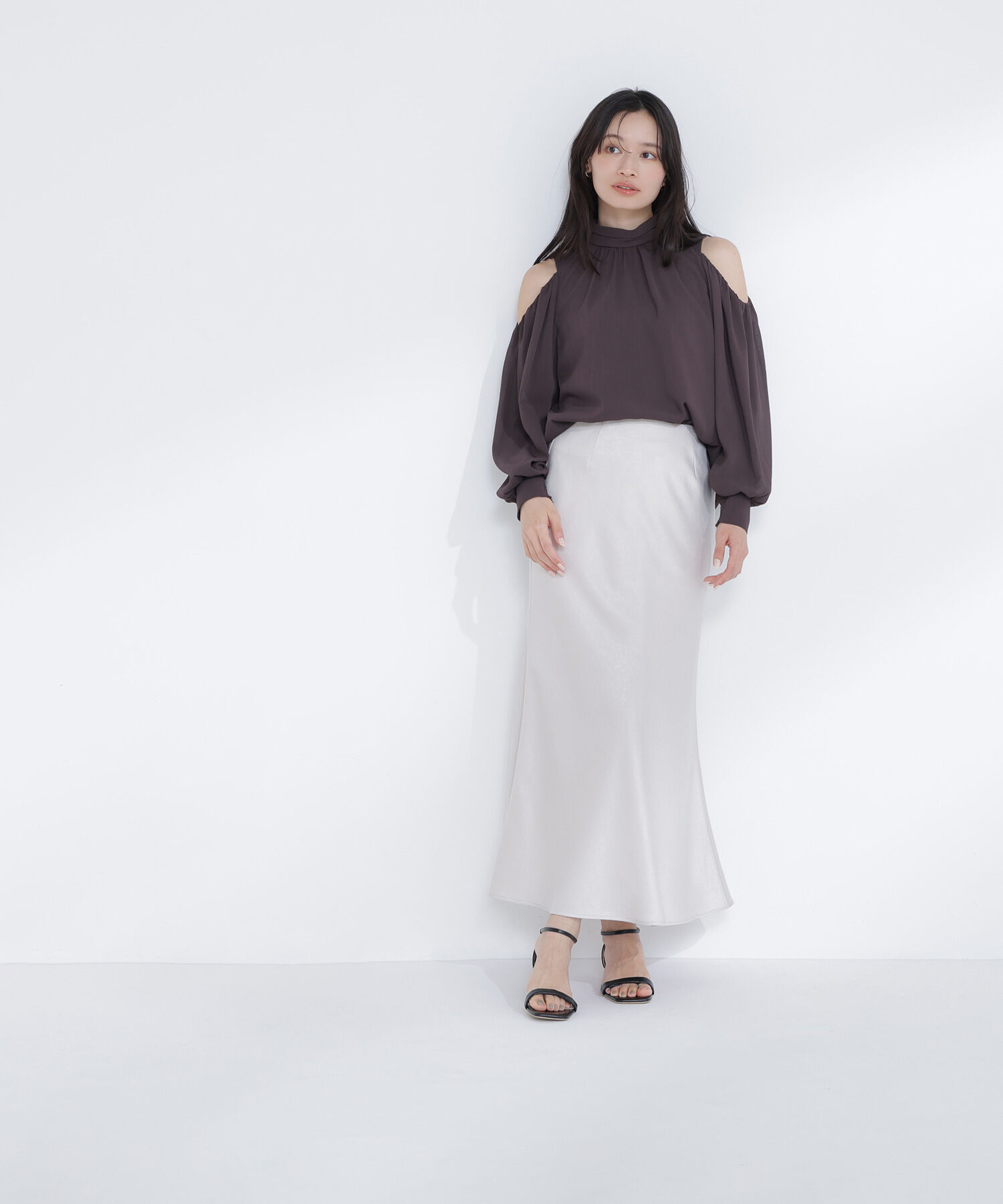  「オープンショルダーブラウス」|シャツ・ブラウス|