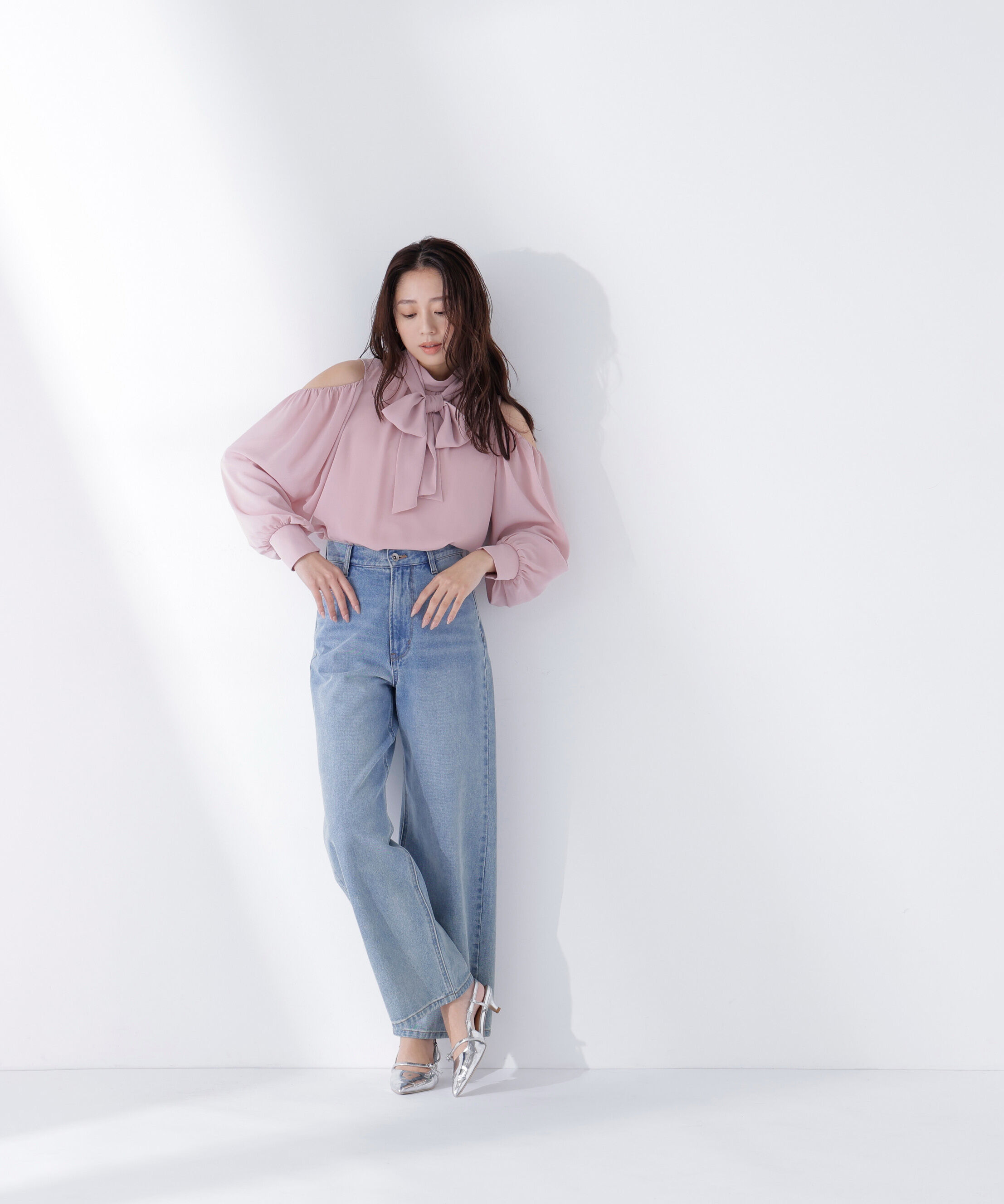  「オープンショルダーブラウス」|シャツ・ブラウス|