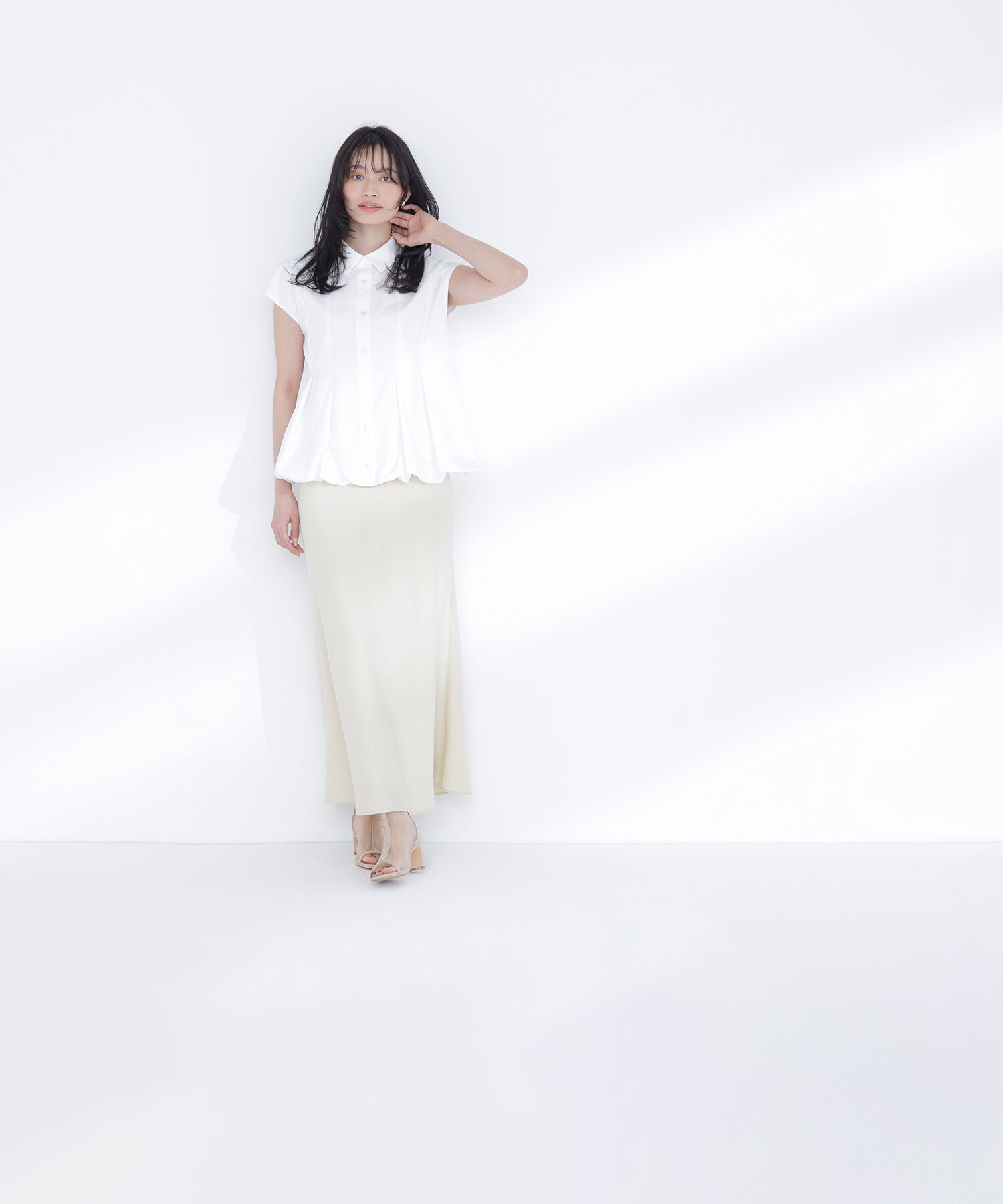  「バルーンヘムシャツ」|シャツ・ブラウス|